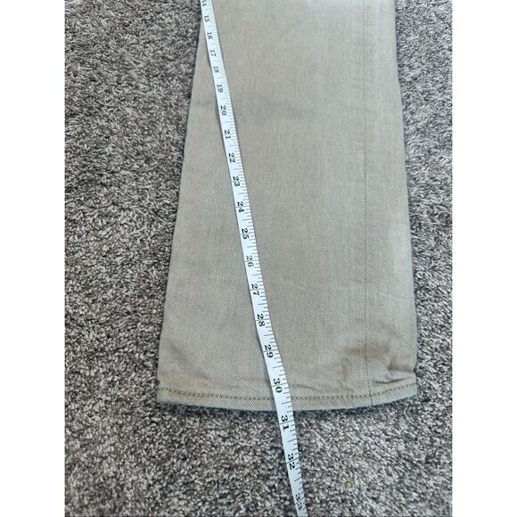 Levi’s 501 Straight Leg White Oak Cone Denim Men’s 33X34 Tan Khaki Button Fly - Picture 9 of 11